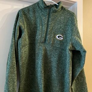Green Bay Packers Mens Quarter Zip Fleece